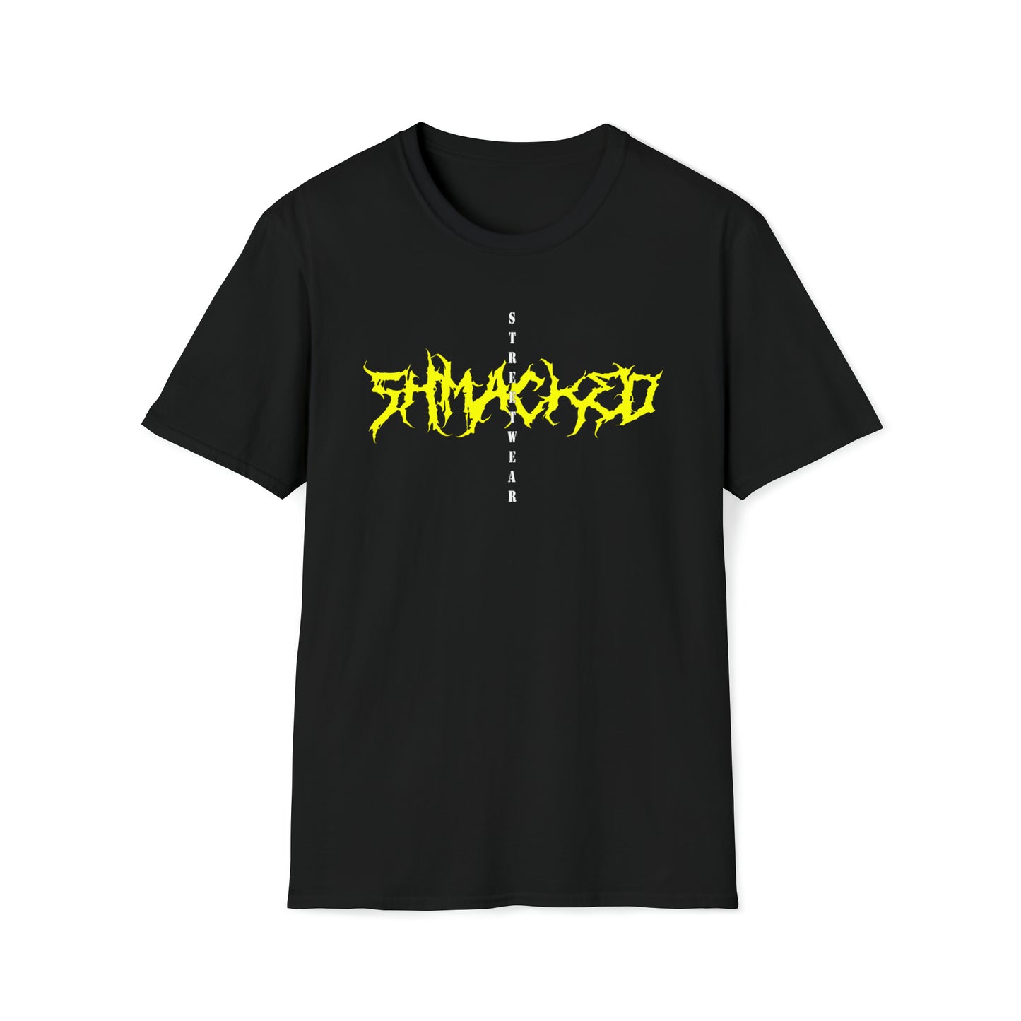 Shmacked Metal Yellow Softstyle T-Shirt