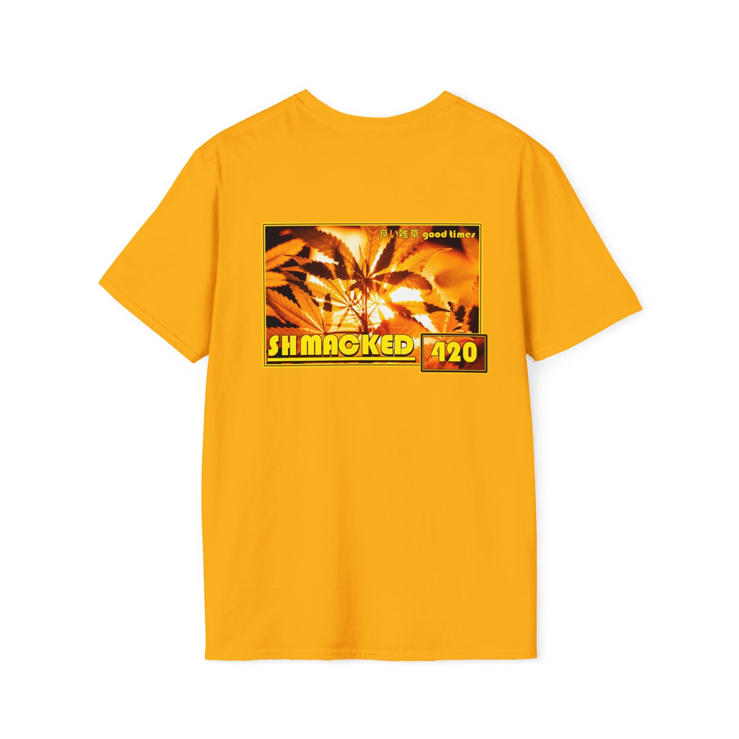 Getting Shmacked Orange Softstyle Cream/Gold/Black/Dark Chocolate/Red T-Shirt