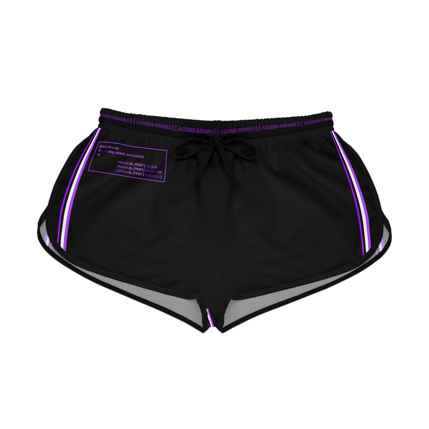 Shmacked Streetwear Purple Ravenous Women's Relaxed Shorts