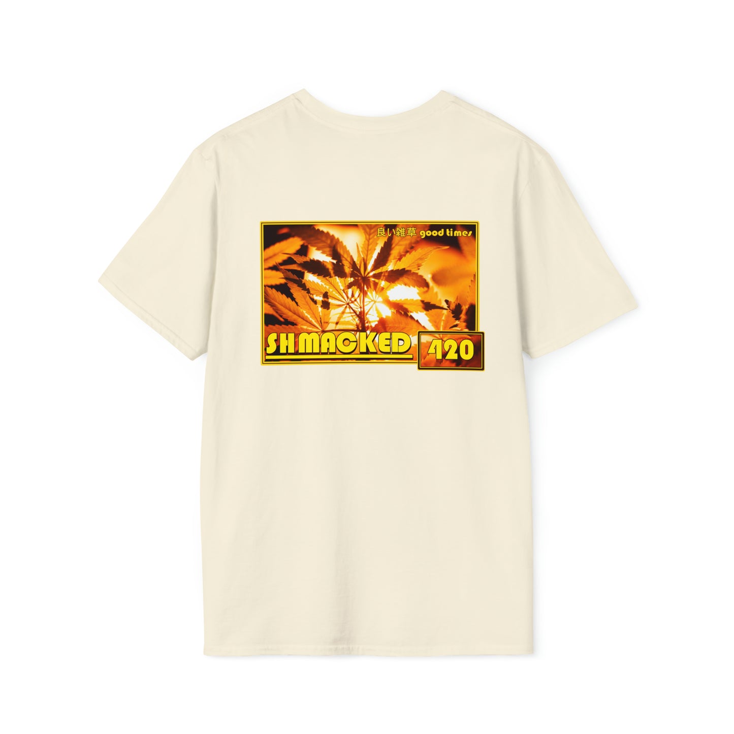 Getting Shmacked Orange Softstyle Cream/Gold/Black/Dark Chocolate/Red T-Shirt