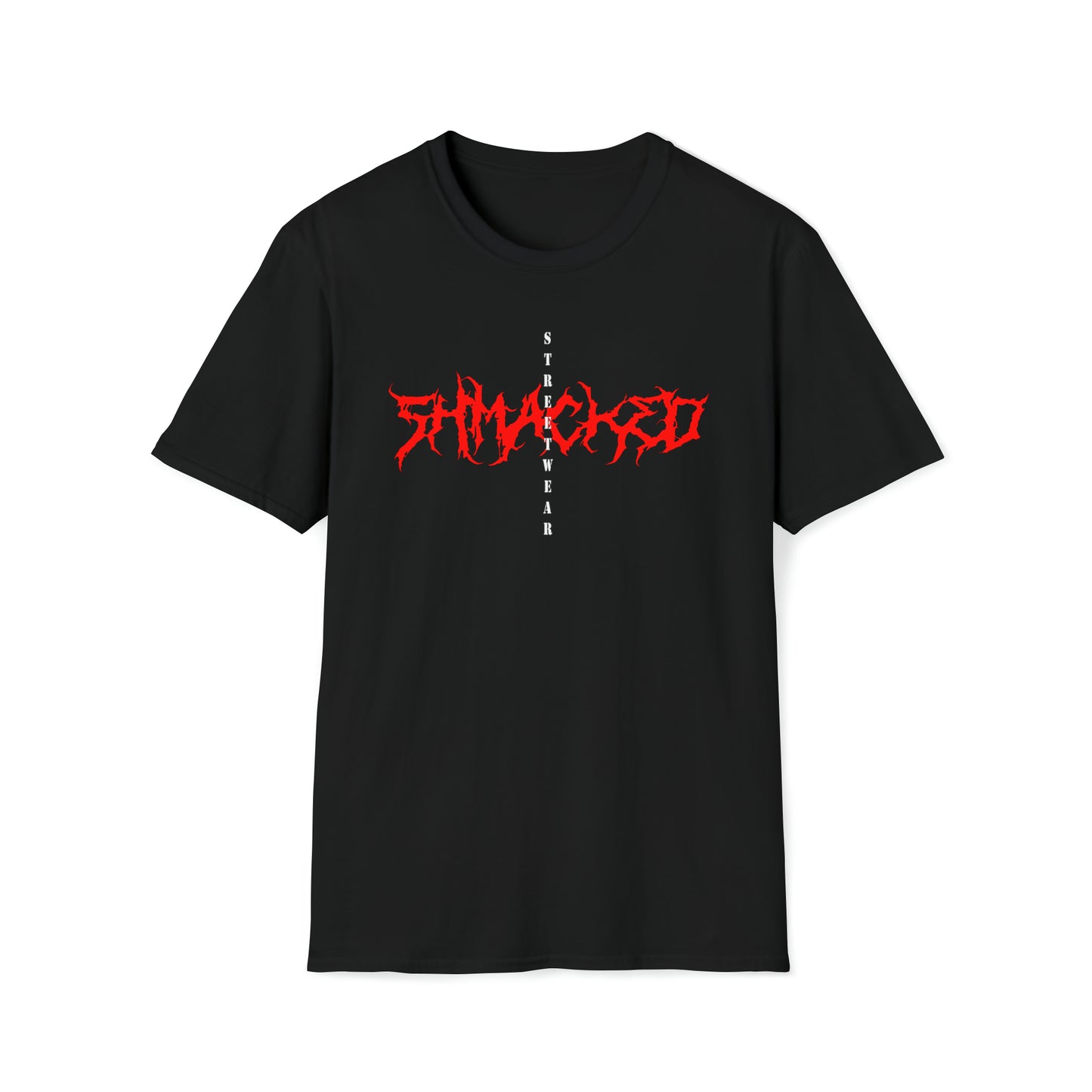 Shmacked Metal Red Softstyle T-Shirt