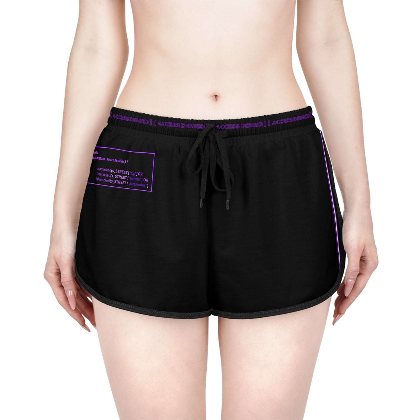 Shmacked Streetwear Purple Ravenous Women's Relaxed Shorts
