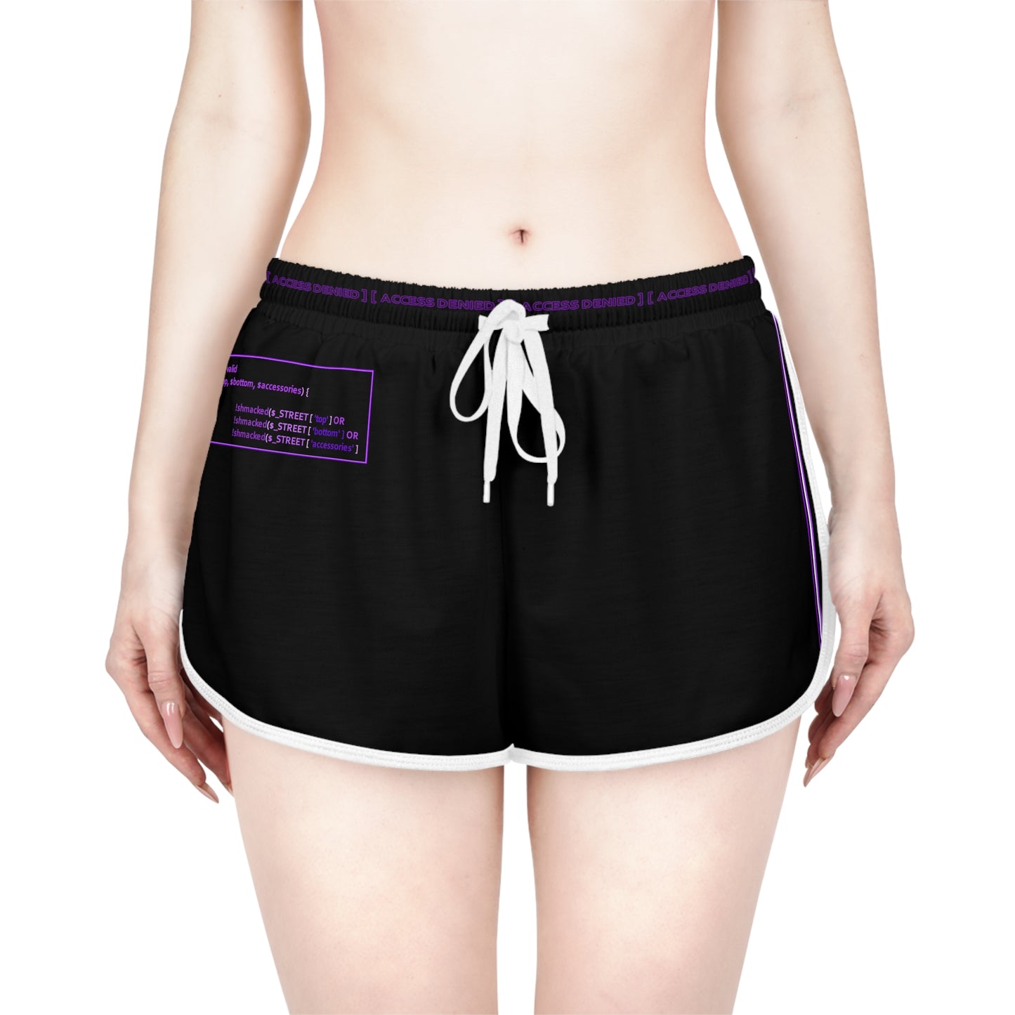 Shmacked Streetwear Purple Ravenous Women's Relaxed Shorts