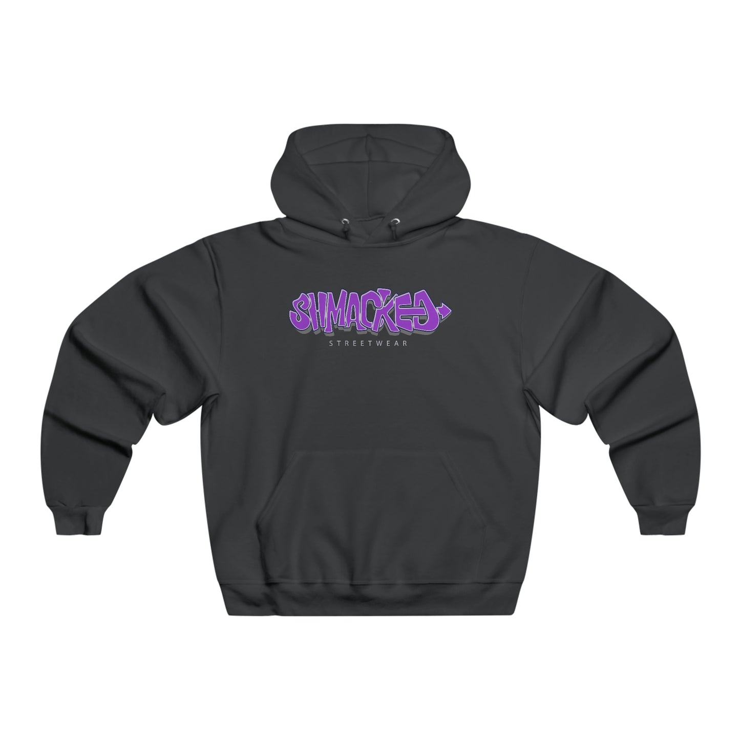 Shmacked Streetwear Purple Ravenous NUBLEND® Black/Grey/White Hooded Sweatshirt