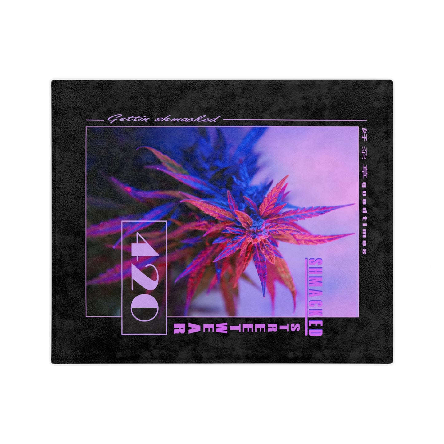 Getting Shmacked Velveteen Blanket