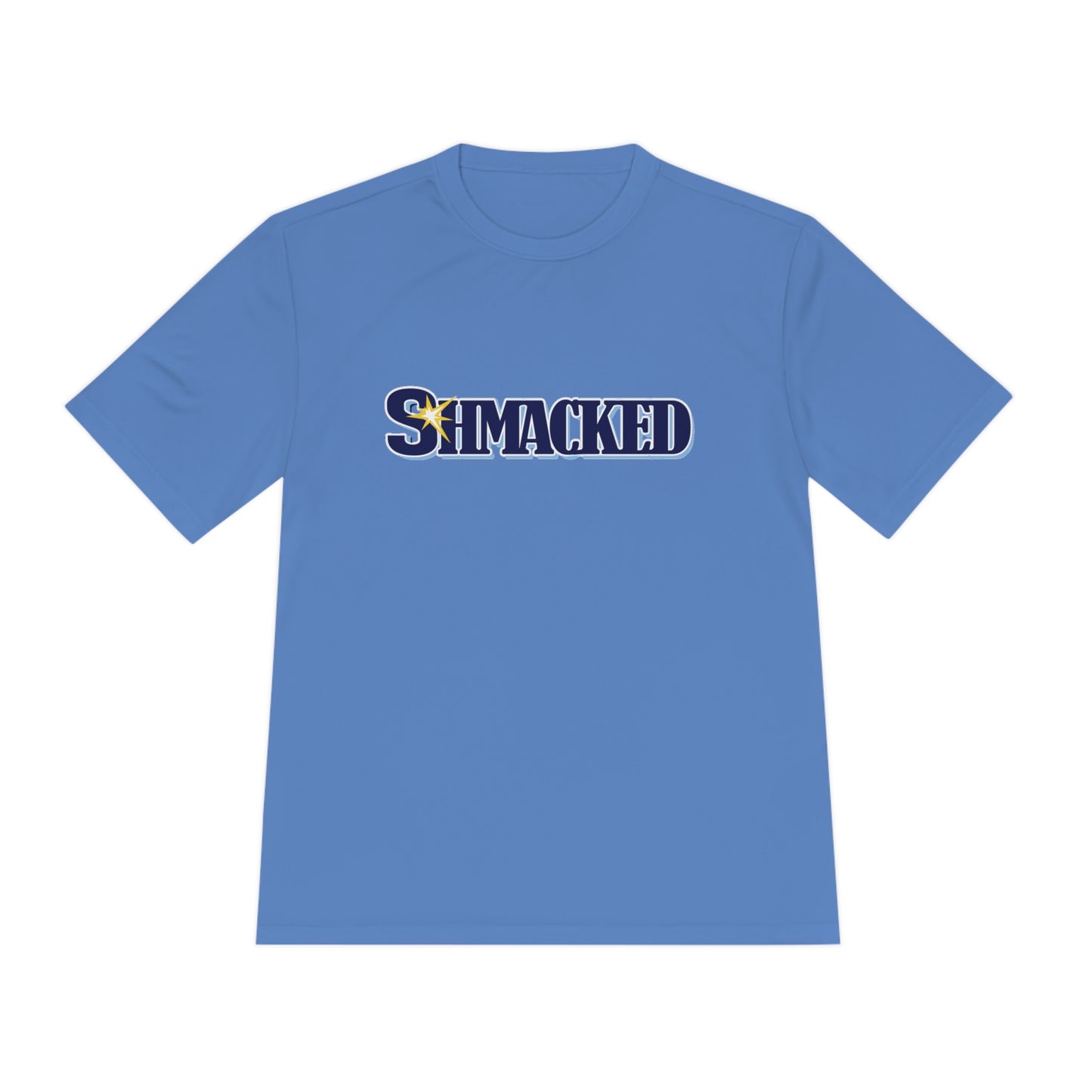 Tampa Bay Shmacked Moisture Wicking Black/Carolina Blue Baseball Tee