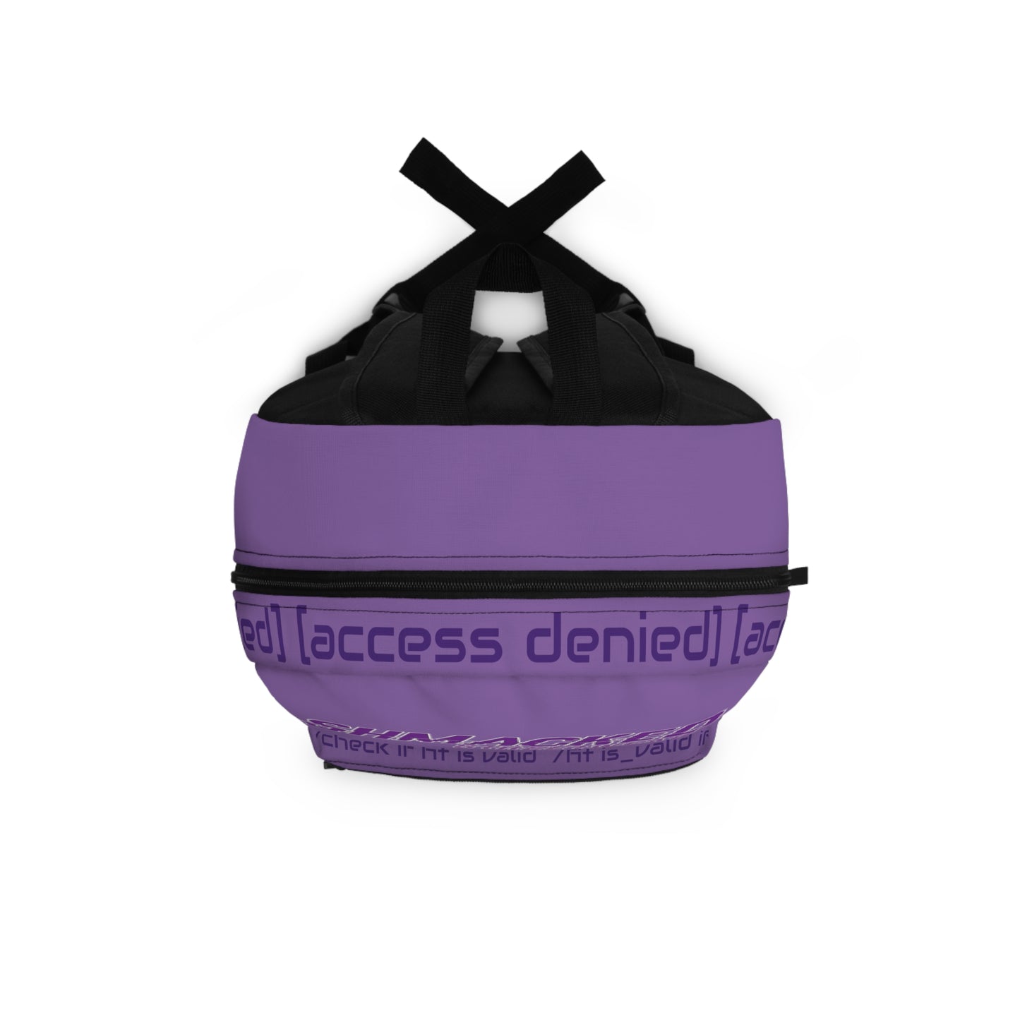Shmacked Streetwear Glitched Purple Ravenous Purple Backpack