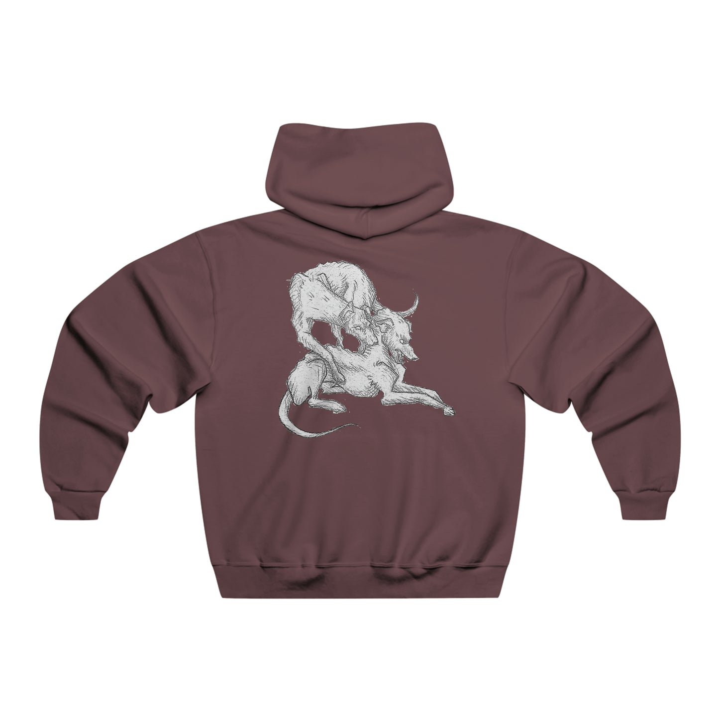 Shmacked Streetwear Sinister Strays NUBLEND® Hooded Sweatshirt In Multiple Colors