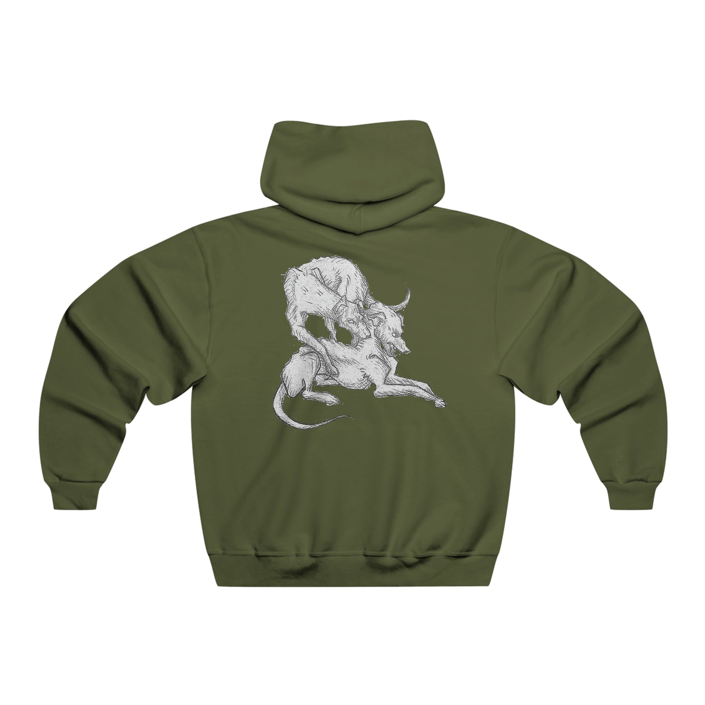 Shmacked Streetwear Sinister Strays NUBLEND® Hooded Sweatshirt In Multiple Colors