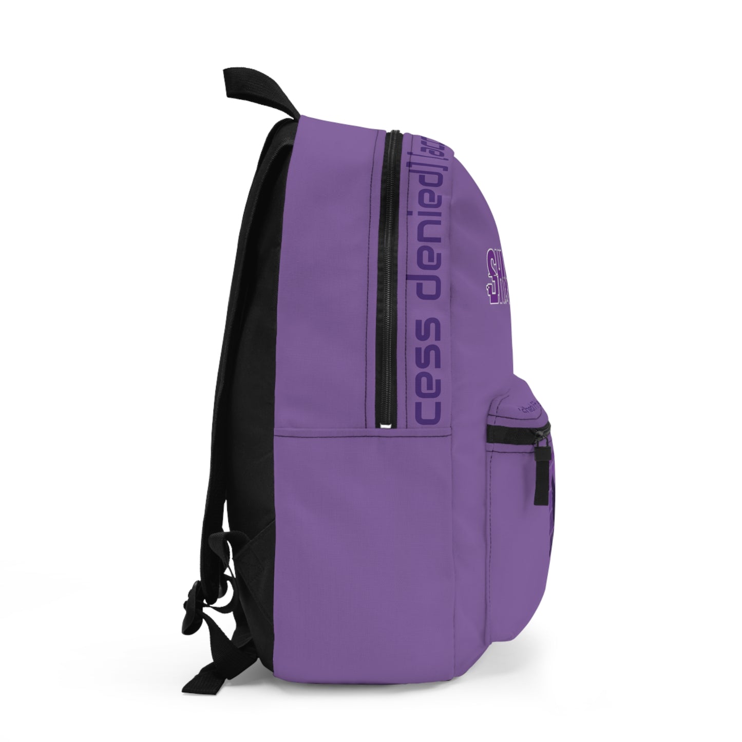 Shmacked Streetwear Glitched Purple Ravenous Purple Backpack