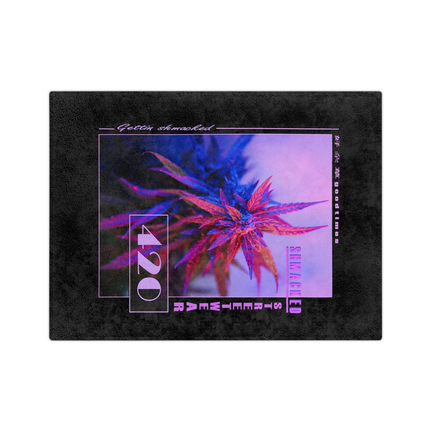 Getting Shmacked Velveteen Blanket