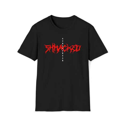 Shmacked Metal Red Softstyle T-Shirt