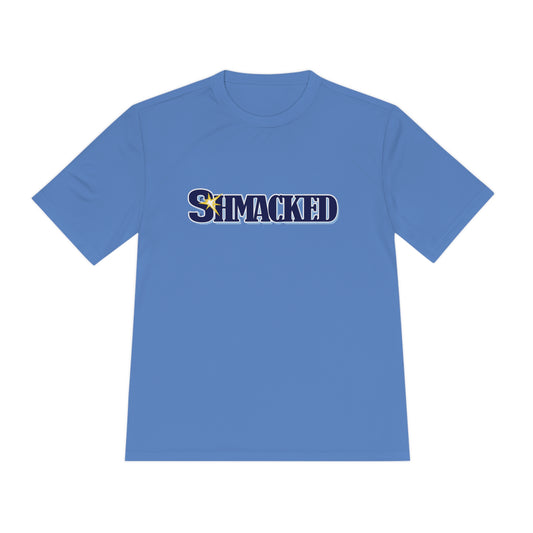 Tampa Bay Shmacked Moisture Wicking Black/Carolina Blue Baseball Tee